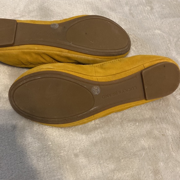 Lucky brand mustard flats - Picture 8 of 8